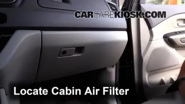 2015 Kia Sedona LX 3.3L V6 Filtro de aire (interior) Cambio